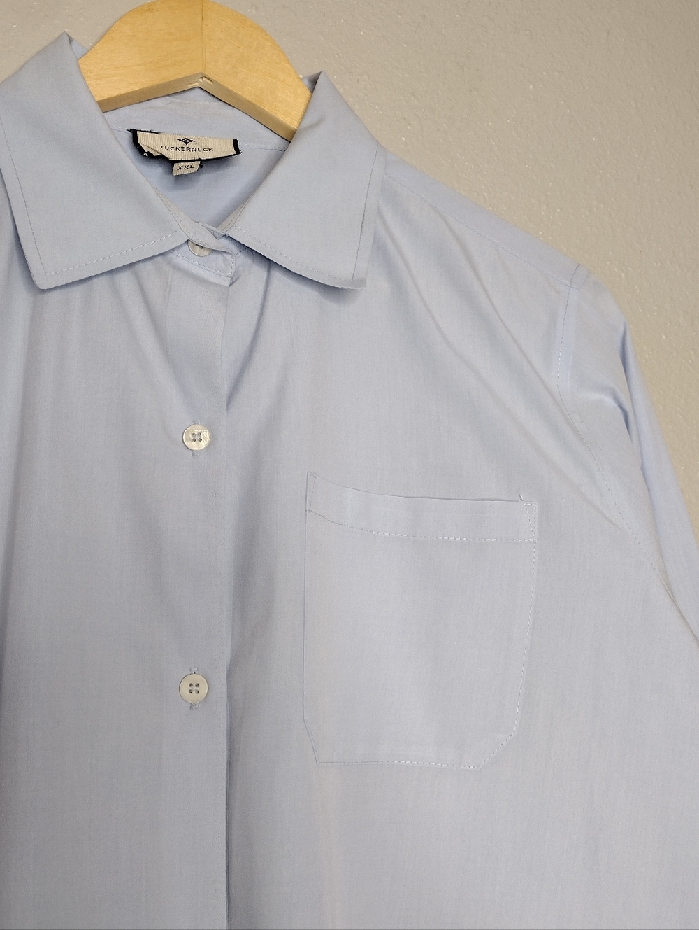 Tuckernuck Light Blue Cotton Business Office Button-Down Shirt Sz XXL - Picture 5 of 16